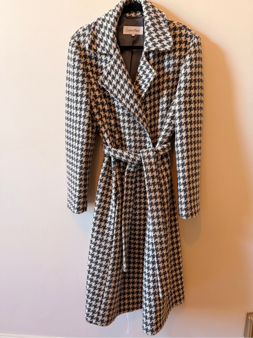 Calvin Klein Belted Wool Coat